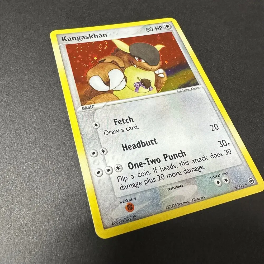Pokemon TCG Kangaskhan 6/112 Holo Rare EX Fire Red Leaf Green NM/LP SWIRL